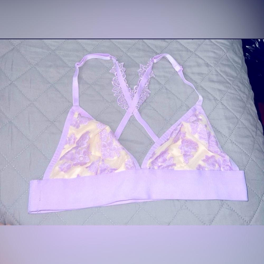 Bralette pink size large EUC
